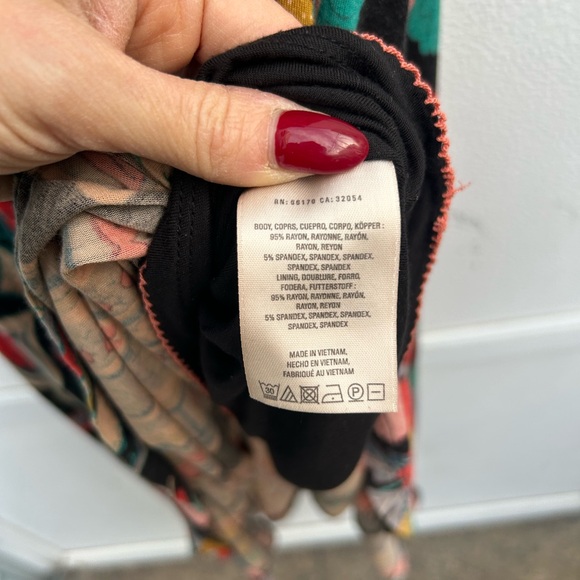 Anthropologie Maeve Maxi Dress Camilla Floral Sleeveless Multicolor Boho Women S - Picture 10 of 14